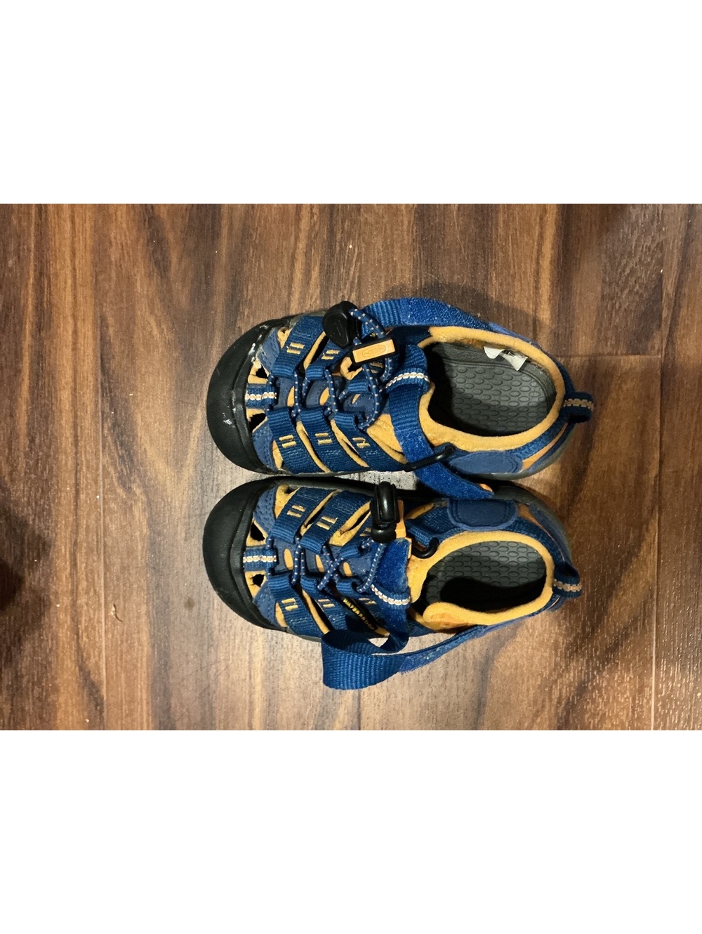 Keen Kids Blue and Orange Outdoor Sandals Size Toddler 9